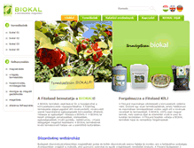 Tablet Screenshot of biokal.fitoland.hu